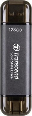Transcend ESD310C Black 128GB, USB-A 3.1/USB-C 3.1