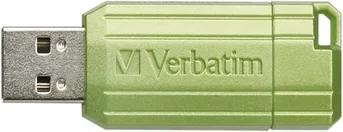 Verbatim Store 'n' Go PinStripe Eucalyptus Green 64GB, USB-A 2.0