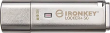 Kingston IronKey Locker+ 50 64GB, USB-A 3.0