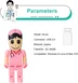 Diverse USB-Sticks Cartoon Krankenschwester rosa 64GB, USB-A 2.0