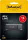 Intenso Alu Line anthrazit 16GB, USB-A 2.0