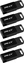 PNY Elite Type-C 64GB, USB-C 3.0, 5er-Pack
