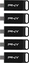 PNY Elite Type-C 64GB, USB-C 3.0, 5er-Pack