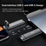 SSK SD301 256GB, USB-A 3.1/USB-C 3.1