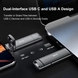 SSK SD301 Pro 512GB, USB-A 3.1/USB-C 3.1