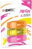 Emtec C410 Neon 8GB, USB-A 2.0, 3er-Pack