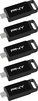 PNY Elite Type-C 64GB, USB-C 3.0, 5er-Pack