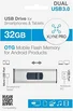 Xlyne OTG Retractable Dual Key 32GB, USB-A 3.0/USB 2.0 Mi...